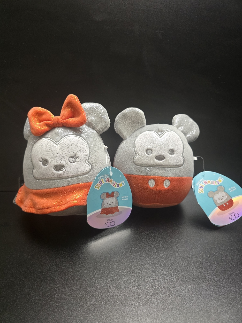 Disney 100 Mickey & Minnie Squishmallows 6" Pair